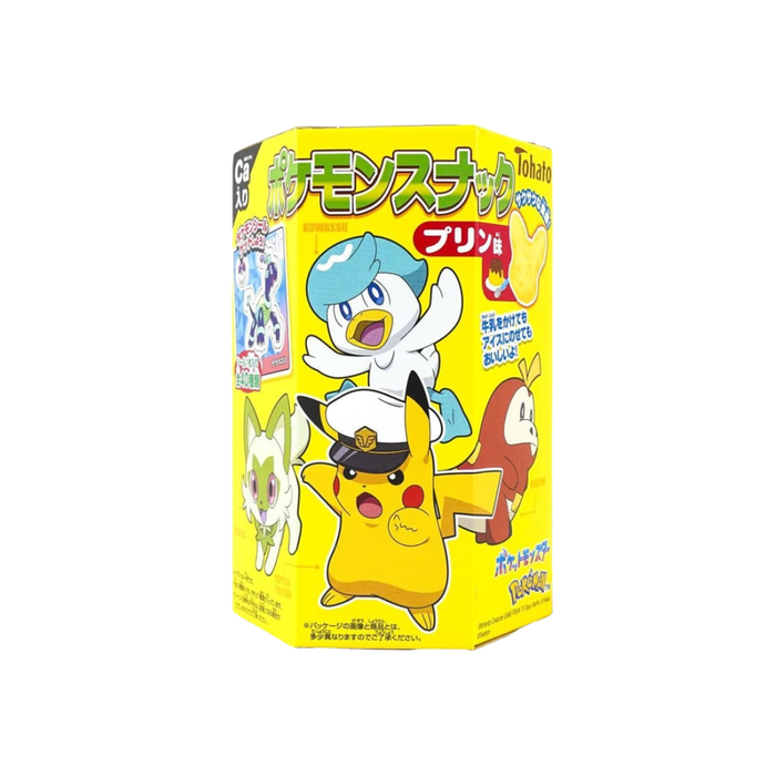 Tohato Pokémon Pikachu Pudding Corn Snacks, 23g