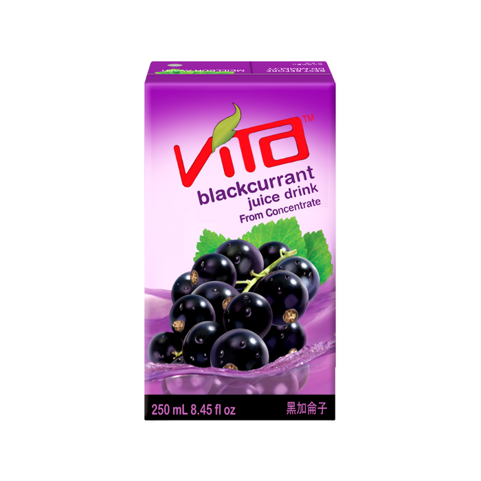 Vita Juice Blackcurrant Box Drinks - 250ml