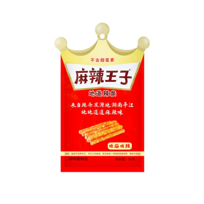 Latiao, Mala Extra Spicy Gluten Strips Chili Snack, 90g
