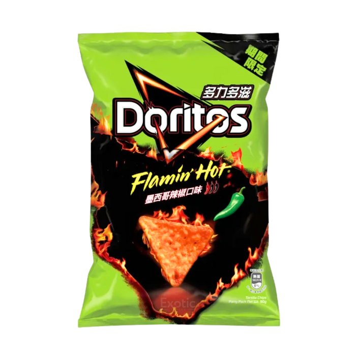 Doritos Flamin Hot Jalapeno Flavored Corn Chips, 40g