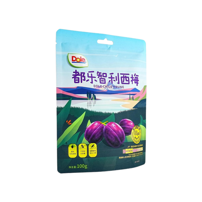 Dole Chilean Dried Plums Chile Prune Fruit Snack, 100g