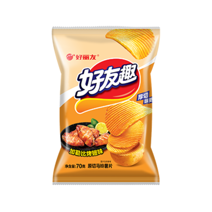 Orion Barbecue Chicken Flavor Potato Chips, 70g