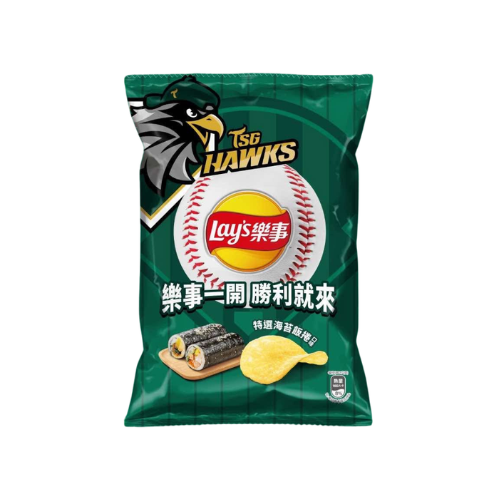 Lay's Seaweed Rice Roll Gimbap Potato Flavor Chips, 49g