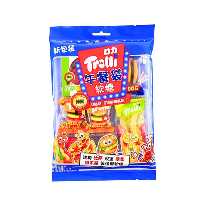 Trolli Lunch Bag Variety Mix Gummy Candy, 77g