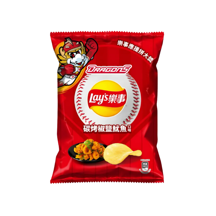 Lay's Grilled Salt & Pepper Squid Potato Flavor Chips, 49g