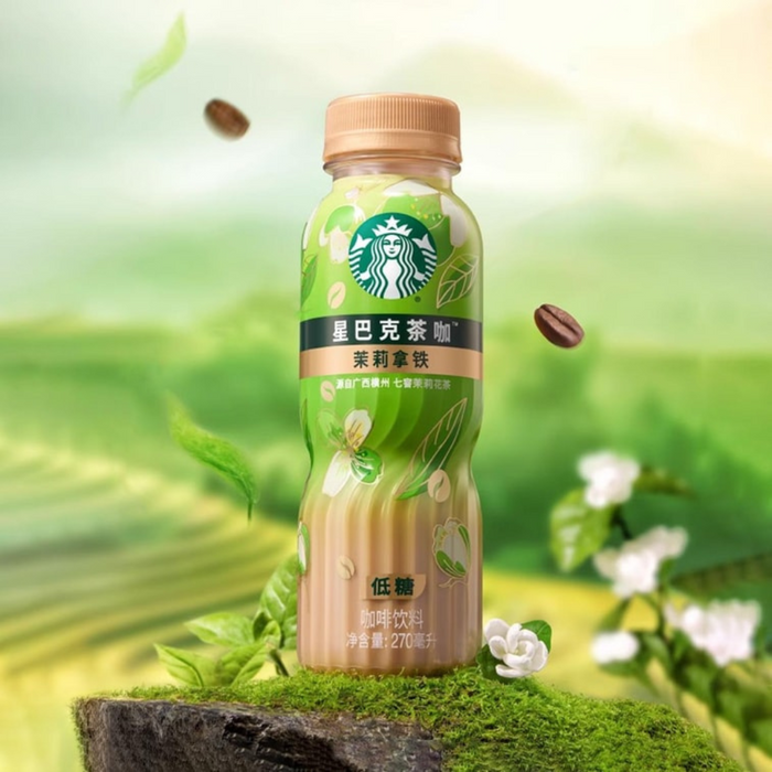Starbucks Tea Coffee Jasmine Latte Flavor, 270ml
