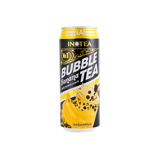 Banana Bubble Tea w/ Pearls - 16.6oz Inotea