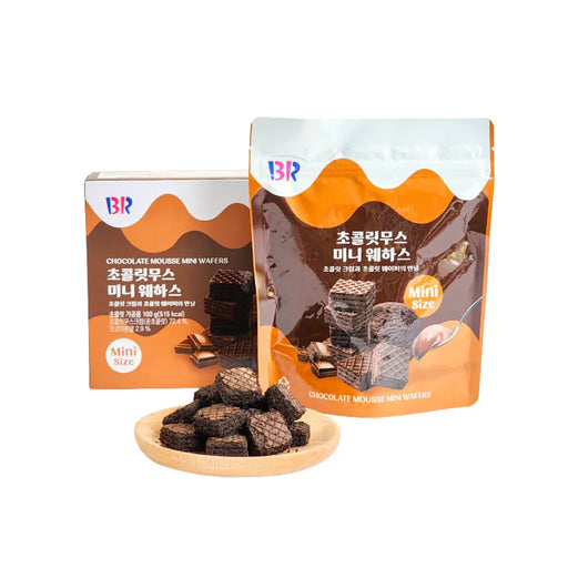 Baskin Robbins Chocolate Mousse Mini Wafers 3.52 oz Baskin Robbins