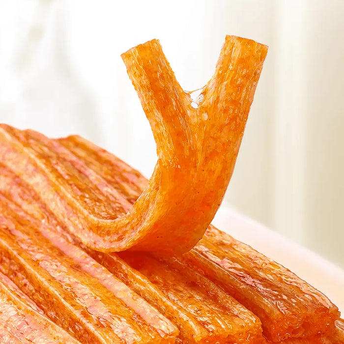 Big Latiao, Spicy Wheat Flour Strips Chili Snack, 102g Weilong