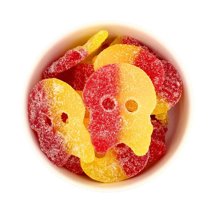 Bubs Giant Fizzy Skulls Swedish Candy, 4oz Exotic Snacks Company