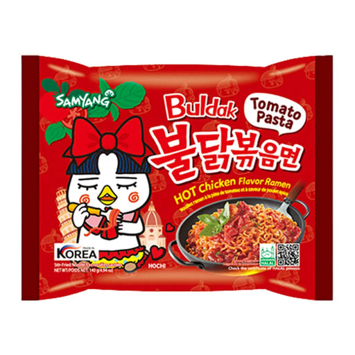 Buldak Tomato Pasta Spicy Chicken Flavor Ramen Pack - 110g SamYang