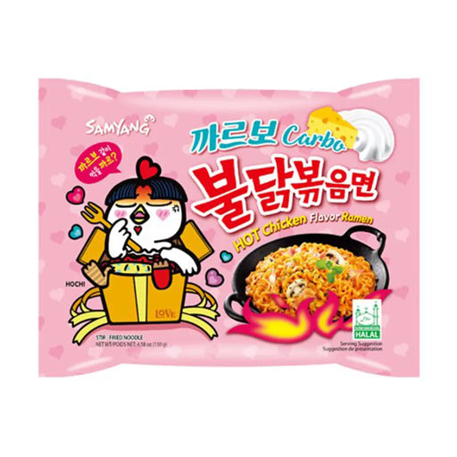 Carbo Hot Chicken Flavor Stir-Fried Ramen Pack - 105g SamYang