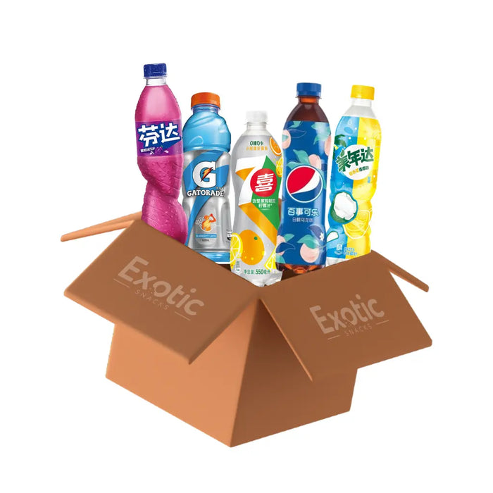 Exotic Snacks Mystery Box - Soda Edition Exotic Snacks