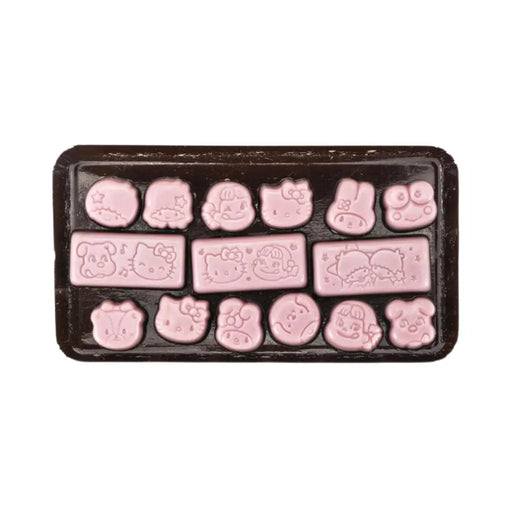 Fujiya Strawberry Chocolate Sanrio Party Characters, 40g Fujiya