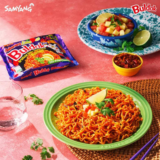 Habanero Lime Spicy Chicken Stir-Fried Ramen Pack 105g SamYang