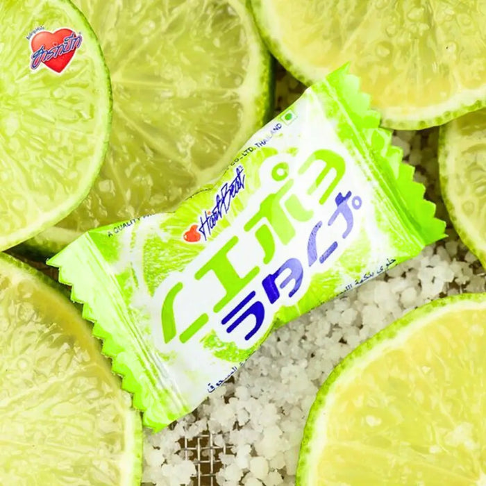 Hartbeat Salty Lemon Lime Candy, 100g Hartbeat