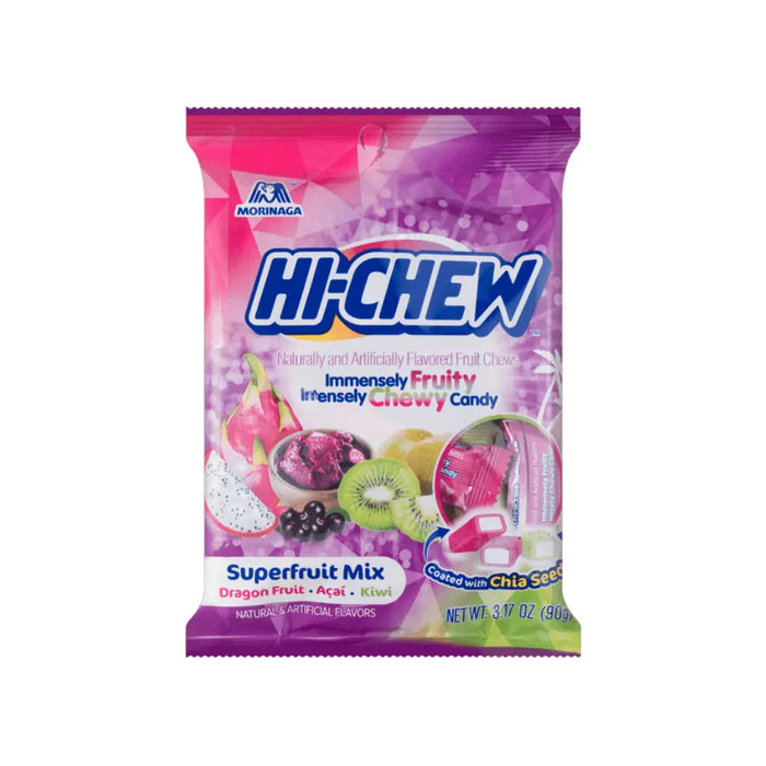 Hi-Chew Superfruits Mix Jelly Soft Candy, 90g Morinaga