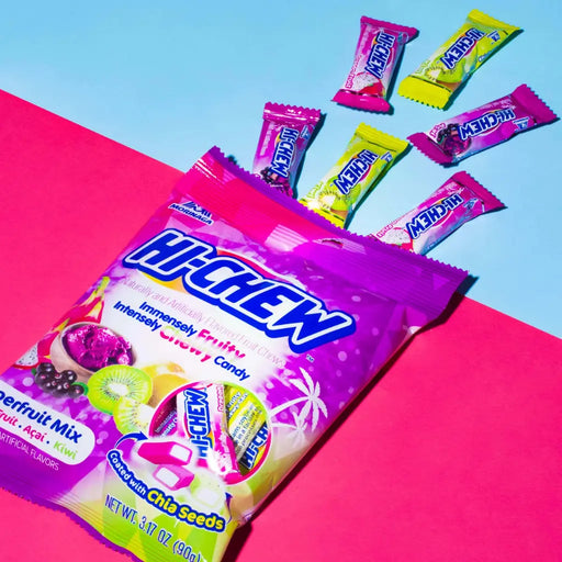 Hi-Chew Superfruits Mix Jelly Soft Candy, 90g Morinaga