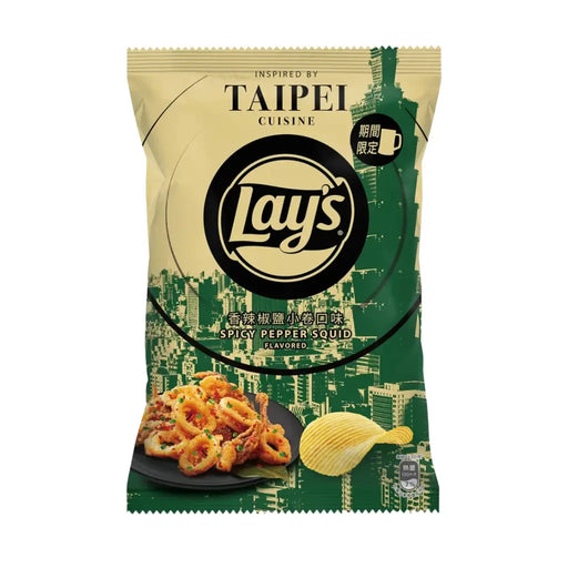 Lay's Spicy Pepper Squid Flavor Potato Chips, 70g Lay's