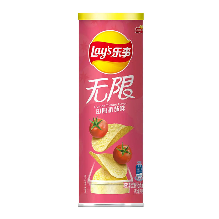 Lay's Stax Garden Tomato Flavor Potato Chips - 90g