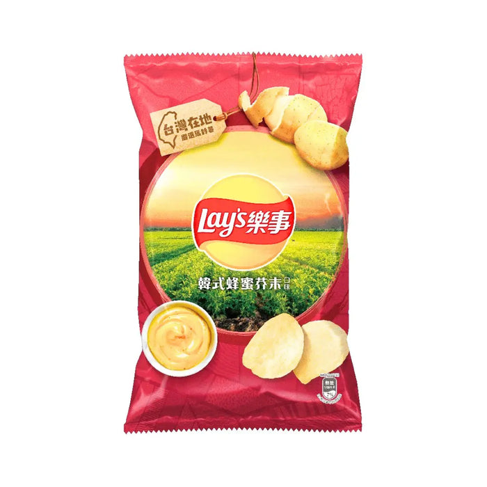 Lay's Korean Honey Mustard Flavor Potato Chips, 32g Lay's