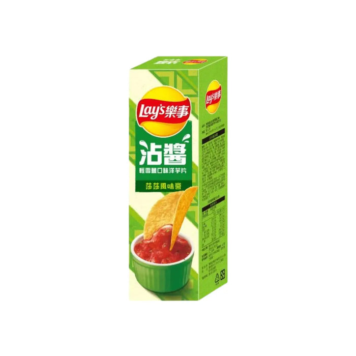 Lay's Light Snow Salt & Salsa Sauce Flavored Potato Chips, 85g Lay's
