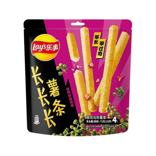 Lay's Long Fries Spicy Rattan Pepper Potato Flavor Chips, 72g Lay's