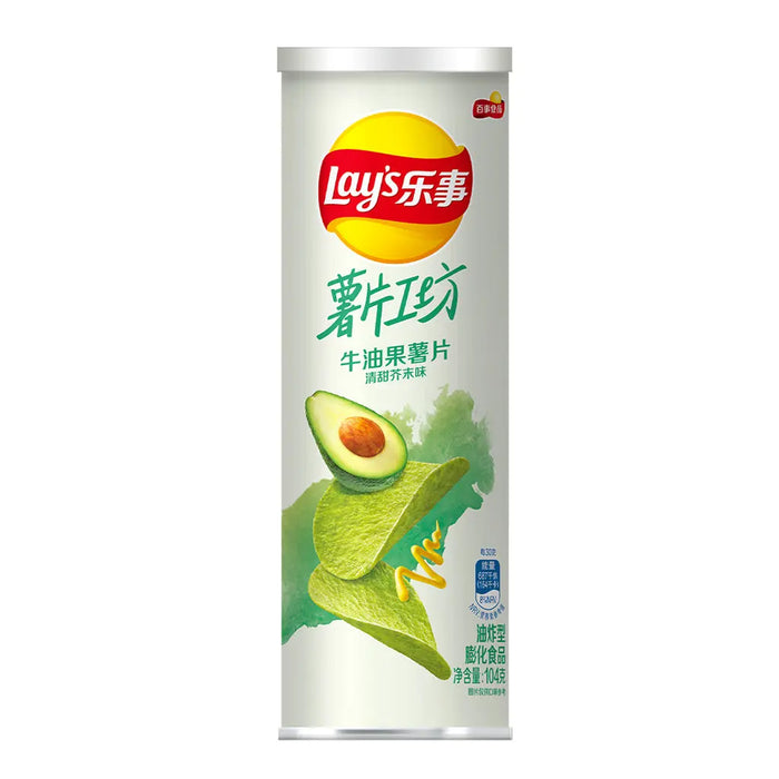Lays Avocado Wasabi Potato Chips - 104g