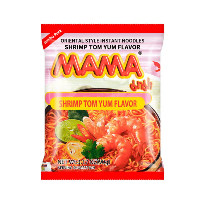 Mama Shrimp Tom Yum Instant Noodles Flavor, 90g