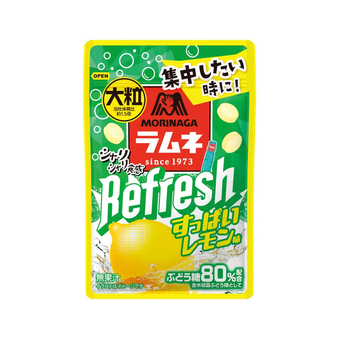 Morinaga Ramune Refresh Sour Lemon Flavor Candy, 30g Morinaga