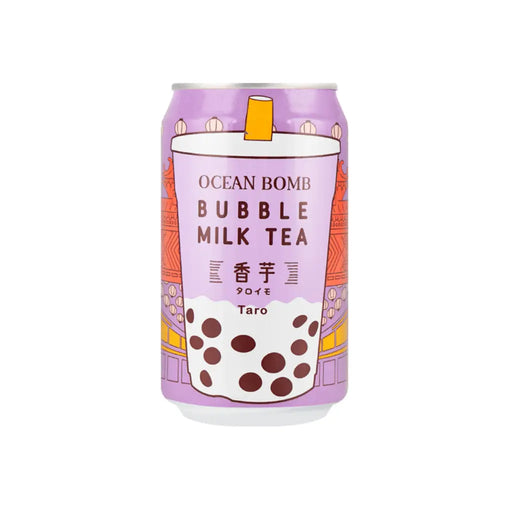 Ocean Bomb Bubble Milk Tea Taro Flavor - 315ml Ocean Bomb