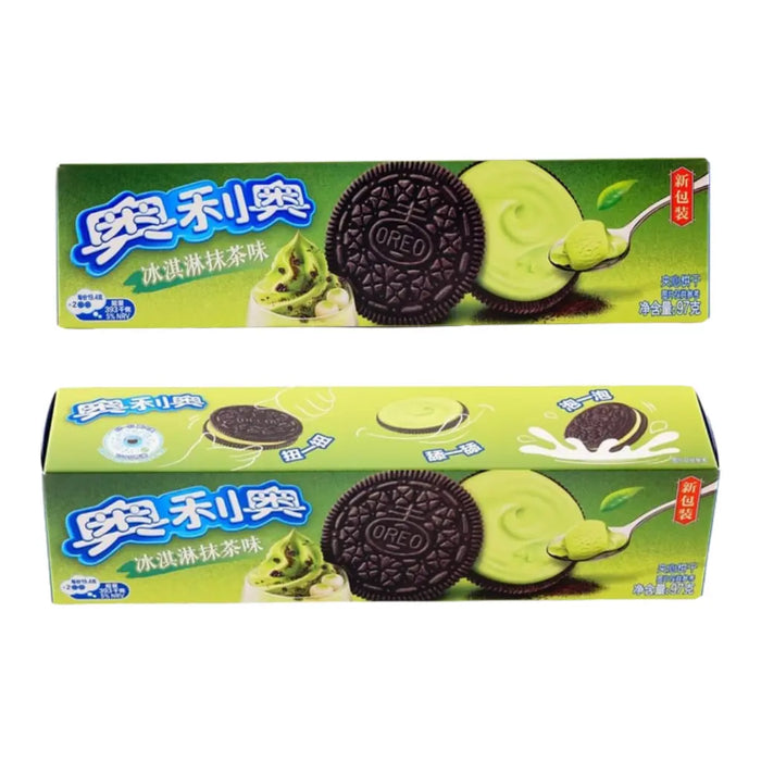 Oreo Cookies Matcha Ice Cream Flavor, 97g Oreo