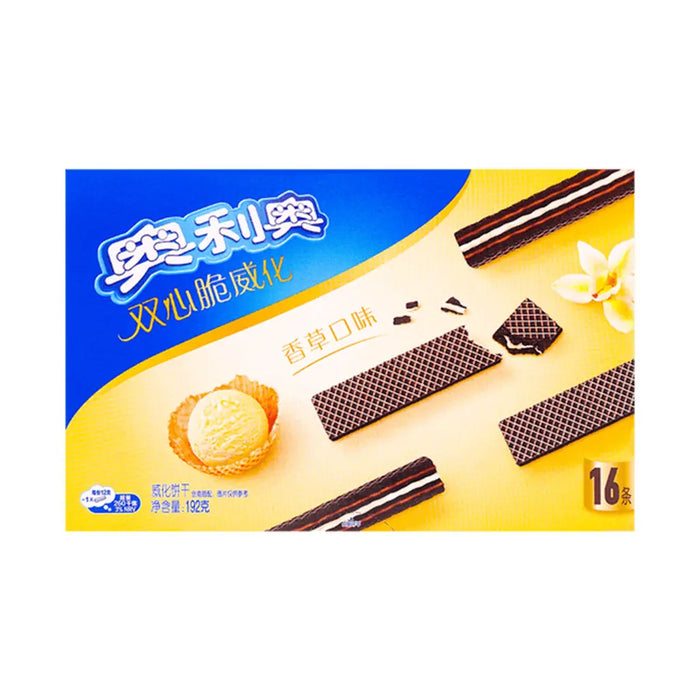 Oreo Double Crispy Vanilla Flavor Wafers - Box Oreo