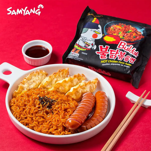 Original Hot Chicken Flavor Stir-Fried Ramen Pack - 140g SamYang