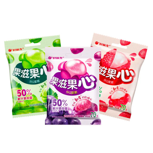 Orion Peel-able Fruity Fudge Jelly Candy - 70g Orion