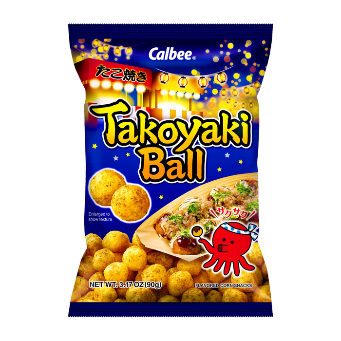 Calbee Takoyaki Balls Crunchy Snack, 90g