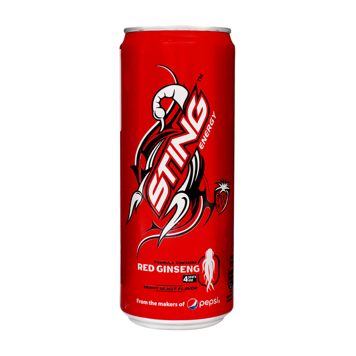 Sting Energy Drink Berry Blast Flavor, 320ml (Vietnam)