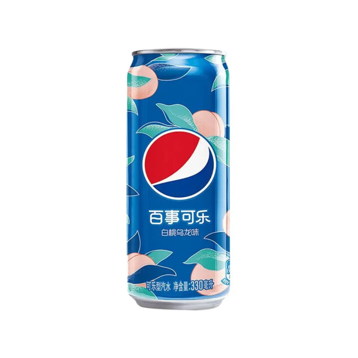 Pepsi White Peach Oolong Flavor Soda - 330ml Pepsi