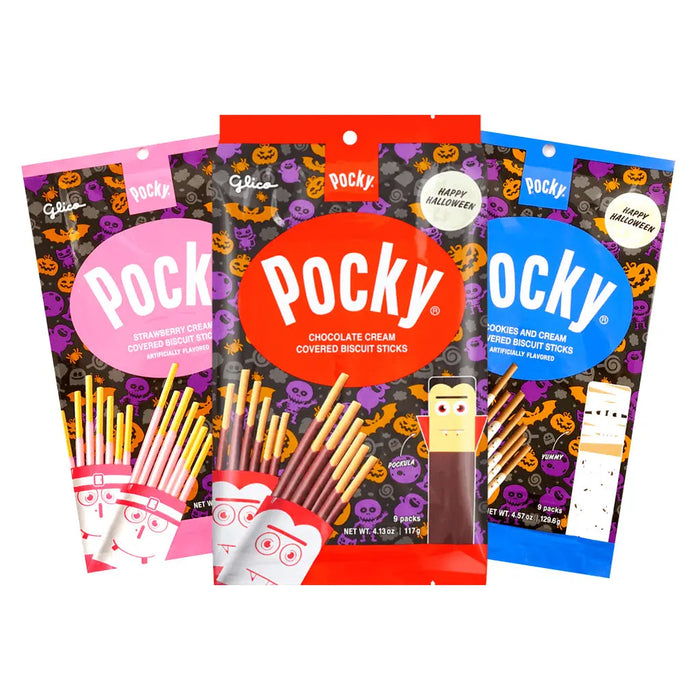 Pocky Japanese Halloween Exclusive - Family Pack - 9packs Glico