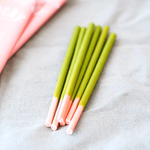 Pocky Japanese Sakura Matcha Pocky Sticks Limited Edition, 8 Packs Glico