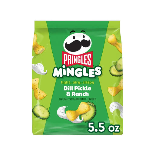 Pringles Mingles Dill Pickle and Ranch Puffed Snack, 5.5oz Pringles