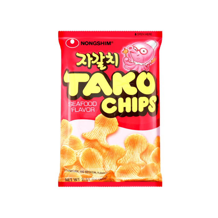 Nongshim Octopus Flavored Tako Chips, 60g