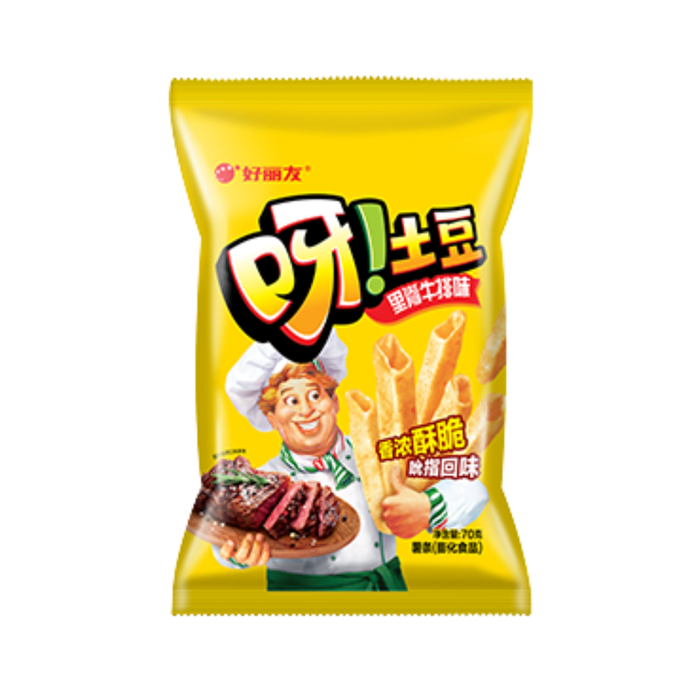 Orion Potato French Fries BBQ Steak Flavor, 70g