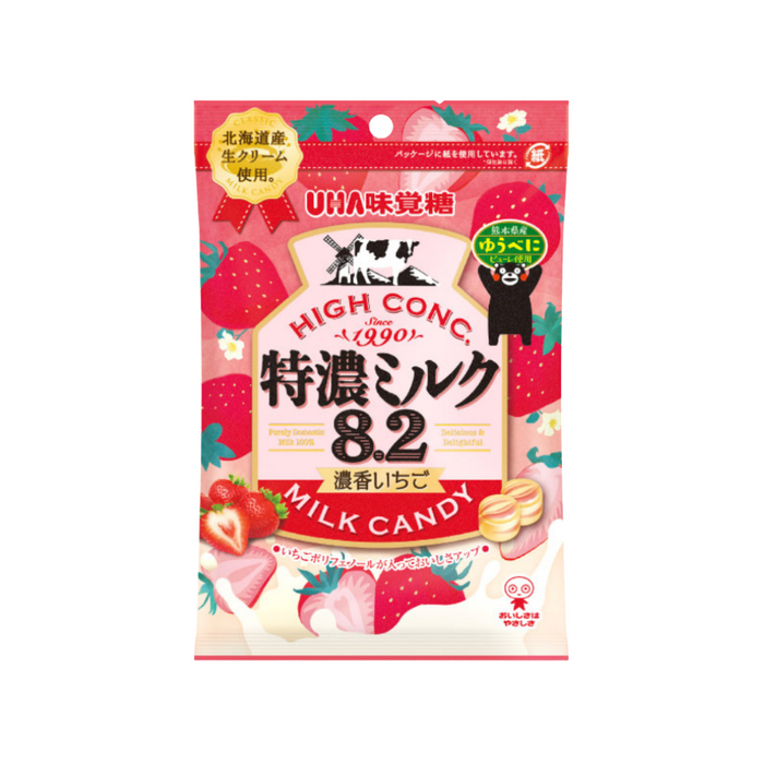 UHA Milk Candy Strawberry Milk Flavor, 72g