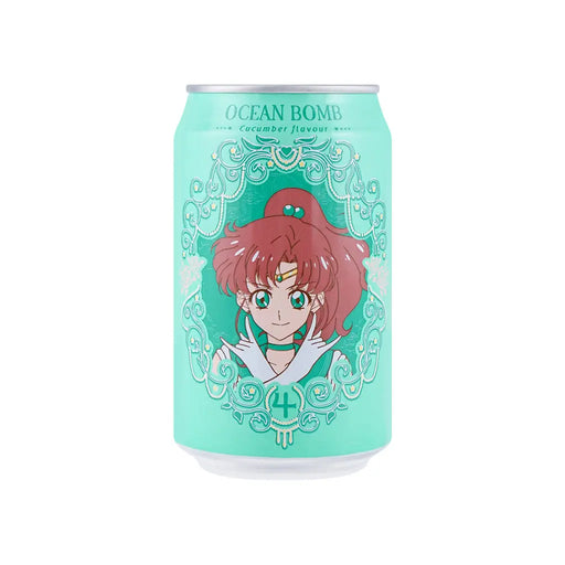 Sailor Moon Sparkling Water Cucumber Flavor - 330ml Ocean Bomb