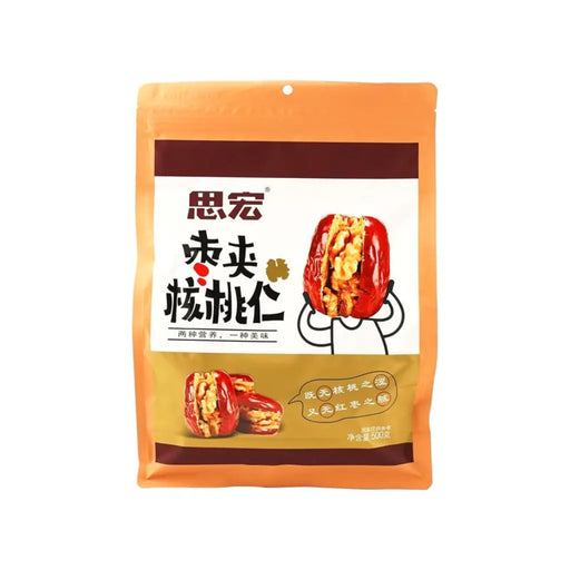Sihong Jujube Dates Stuffed With Walnuts, 500g Sihong