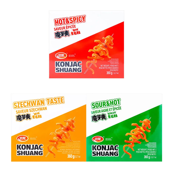 Spicy Konjac Strips - Popular China Snack Weilong