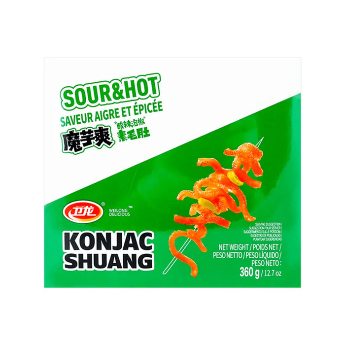 Spicy Konjac Strips - Popular China Snack Weilong