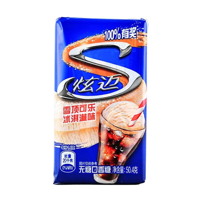 Stride Sugar-Free Chewing Gum Cola Ice Cream Float Flavor, 50g Stride