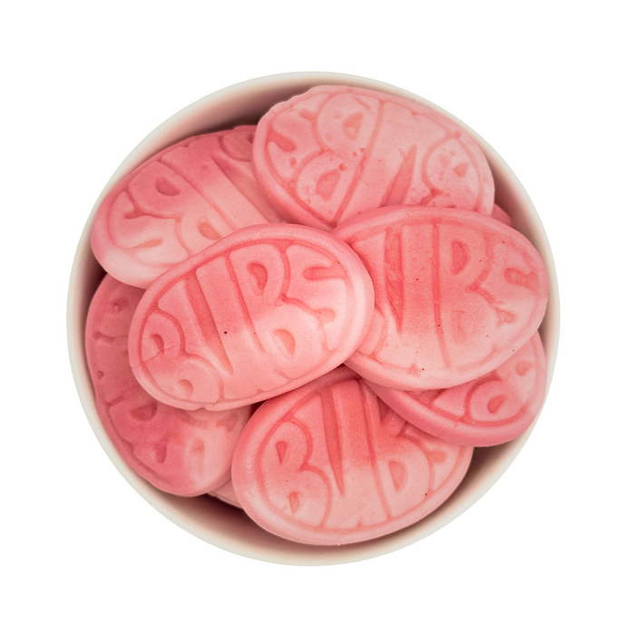 Bubs Wild Strawberry & Pomegranate Ovals Swedish Candy, 4oz